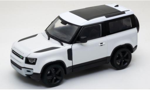 Diecast model cars Land Rover Defender 1/24 Welly white 2020 Land Rover Defender 1/24 Welly white 2020 diecast model cars