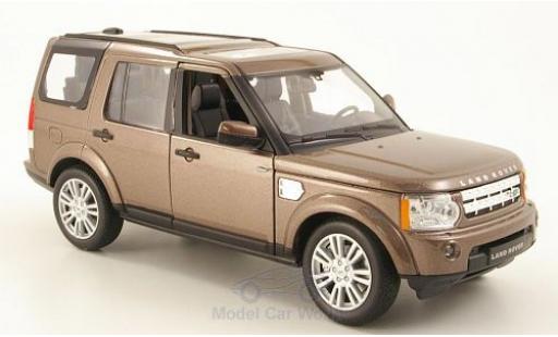 Land Rover Discovery 1/24 Welly 4 metallic brown diecast model cars