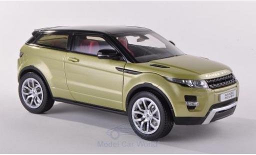 Land Rover Range Rover 1/18 Welly Evoque metallic green/black ohne Vitrine diecast model cars