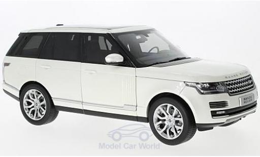 Land Rover Range Rover 1/18 Welly metallic white 2013 GTA Edition diecast model cars
