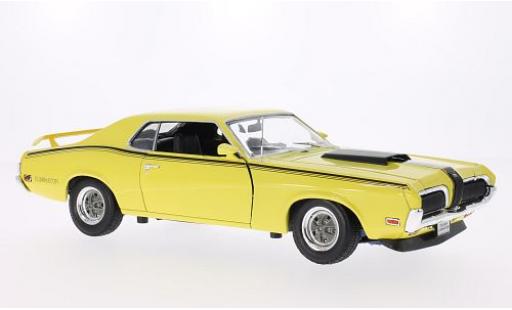 Diecast model cars Mercury Cougar 1/18 Welly Eliminator yellow/matt-black 1970 Mercury Cougar 1/18 Welly Eliminator yellow/matt-black 1970 diecast model cars