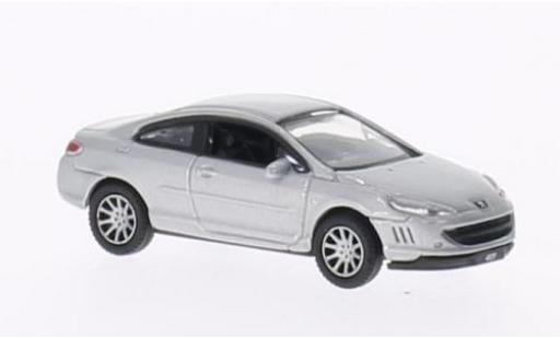 Diecast model cars Peugeot 407 1/87 Welly Coupe grey Peugeot 407 1/87 Welly Coupe grey diecast model cars