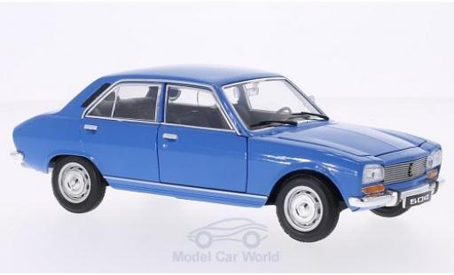 Diecast model cars Peugeot 504 1/24 Welly blue 1975 ohne Vitrine Peugeot 504 1/24 Welly blue 1975 ohne Vitrine diecast model cars
