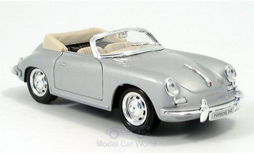 Diecast model cars Porsche 356 1/24 Welly B Cabriolet grey Porsche 356 1/24 Welly B Cabriolet grey diecast model cars