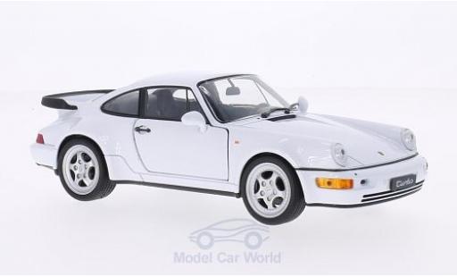 Diecast model cars Porsche 964 Turbo 1/24 Welly 911 () Turbo white Porsche 964 Turbo 1/24 Welly 911 () Turbo white diecast model cars