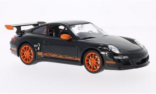 Diecast model cars Porsche 997 GT3 RS 1/24 Welly 911 () GT3 RS black/orange Porsche 997 GT3 RS 1/24 Welly 911 () GT3 RS black/orange diecast model cars