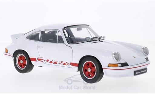 Diecast model cars Porsche 911 RS 1/18 Welly Carrera RS white/red 1973 Porsche 911 RS 1/18 Welly Carrera RS white/red 1973 diecast model cars