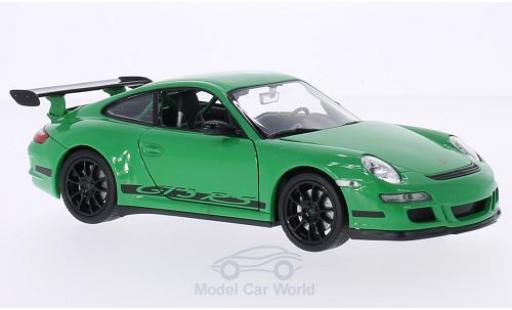 Diecast model cars Porsche 997 GT3 RS 1/24 Welly 911 GT3 RS () green/Dekor Porsche 997 GT3 RS 1/24 Welly 911 GT3 RS () green/Dekor diecast model cars