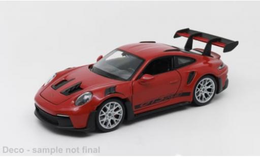 Diecast model cars Porsche 992 1/24 Welly 911 GTR RS  rot 1:24 Porsche 992 1/24 Welly 911 GTR RS  rot 1:24 diecast model cars