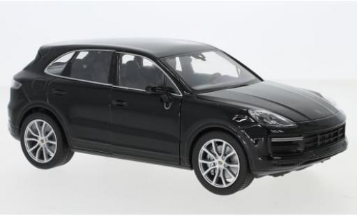Porsche Cayenne Turbo 1/24 Welly schwarz 1:24 diecast model cars
