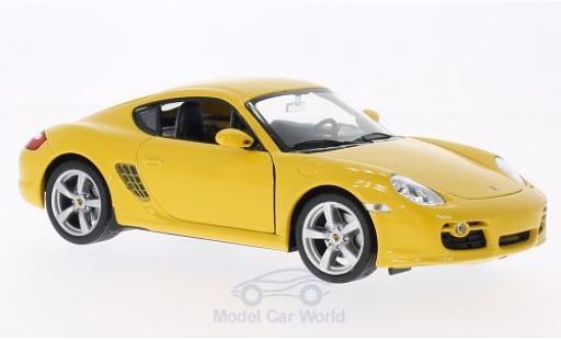 Diecast model cars Porsche Cayman S 1/24 Welly S yellow Porsche Cayman S 1/24 Welly S yellow diecast model cars