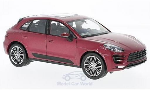 Diecast model cars Porsche Macan Turbo 1/24 Welly Turbo metallic red Porsche Macan Turbo 1/24 Welly Turbo metallic red diecast model cars