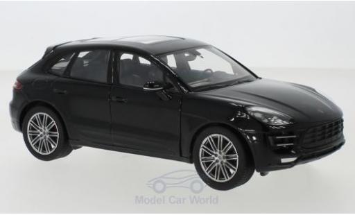 Diecast model cars Porsche Macan Turbo 1/24 Welly Turbo black Porsche Macan Turbo 1/24 Welly Turbo black diecast model cars