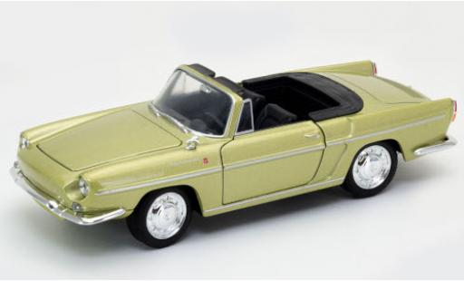 Diecast model cars Renault Caravelle 1/24 Welly metallic green geöffnetes Verdeck Renault Caravelle 1/24 Welly metallic green geöffnetes Verdeck diecast model cars