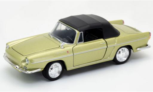 Diecast model cars Renault Caravelle 1/24 Welly metallic green geschlossenes Verdeck Renault Caravelle 1/24 Welly metallic green geschlossenes Verdeck diecast model cars