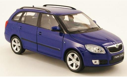 Diecast model cars Skoda Fabia 1/24 Welly II Combi blue sans Vitrine Skoda Fabia 1/24 Welly II Combi blue sans Vitrine diecast model cars