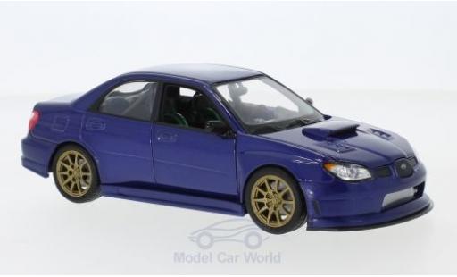 Diecast model cars Subaru Impreza 1/24 Welly WRX STI blue Subaru Impreza 1/24 Welly WRX STI blue diecast model cars