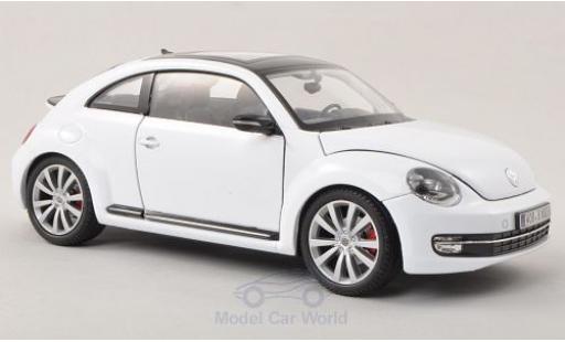 Diecast model cars Volkswagen Beetle 1/24 Welly white 2012 ohne Vitrine Volkswagen Beetle 1/24 Welly white 2012 ohne Vitrine diecast model cars