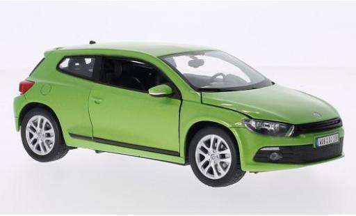 Volkswagen Scirocco 1/24 Welly III metallic green diecast model cars
