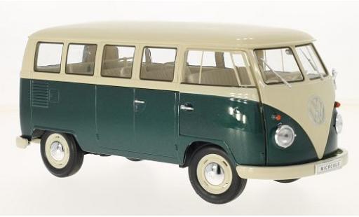 Diecast model cars Volkswagen T1 1/18 Welly beige/green 1963 bus Volkswagen T1 1/18 Welly beige/green 1963 bus diecast model cars