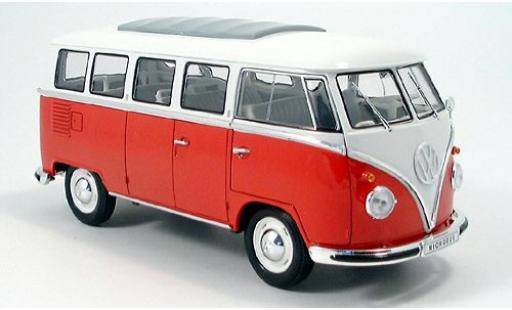 Diecast model cars Volkswagen T1 1/18 Welly Bus red/white 1962 Volkswagen T1 1/18 Welly Bus red/white 1962 diecast model cars