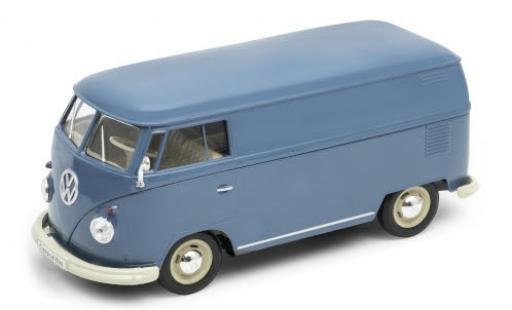 Volkswagen T1 1/24 Welly Kasten blue 1963 diecast model cars