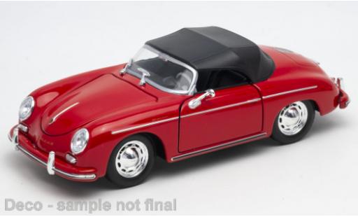 Diecast model cars Porsche 356 1/24 Welly A Speedster red Porsche 356 1/24 Welly A Speedster red diecast model cars