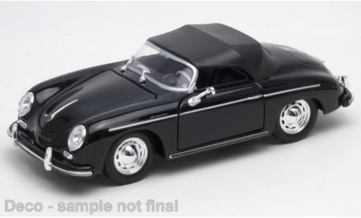 Diecast model cars Porsche 356 1/24 Welly A Speedster black Porsche 356 1/24 Welly A Speedster black diecast model cars