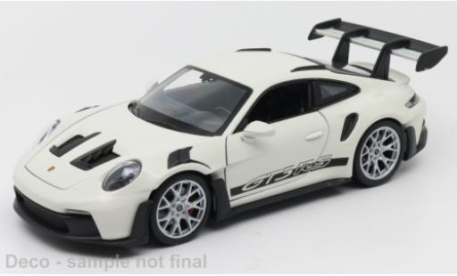 Diecast model cars Porsche 992 1/24 Welly 911 GTR RS  white Porsche 992 1/24 Welly 911 GTR RS  white diecast model cars