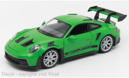 Diecast model cars Porsche 992 1/24 Welly 911 GTR RS  vert Porsche 992 1/24 Welly 911 GTR RS  vert diecast model cars