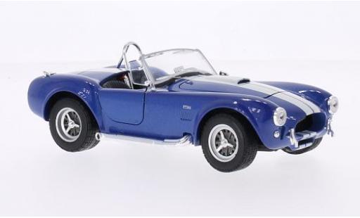 Shelby Cobra 1/24 Welly 427 SC metallise blue/white 1965 diecast model cars