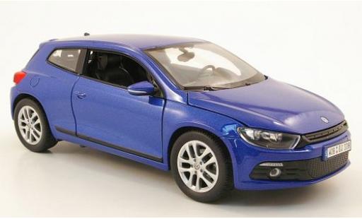 Volkswagen Scirocco 1/24 Welly 3 metallise blue diecast model cars