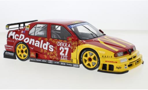 Diecast model cars Alfa Romeo 155 1/18 Werk83 V6 TI red/yellow No.27 Alfa Corse 2 McDonalds ITC Helsinki 1995 Alfa Romeo 155 1/18 Werk83 V6 TI red/yellow No.27 Alfa Corse 2 McDonalds ITC Helsinki 1995 diecast model cars