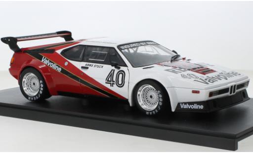 Diecast model cars Bmw M1 1/18 Werk83 Procar No.40 Project Four Racing Valvoline Procar 1980 Bmw M1 1/18 Werk83 Procar No.40 Project Four Racing Valvoline Procar 1980 diecast model cars