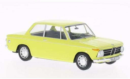 Bmw 2002 1/43 WhiteBox yellow diecast model cars