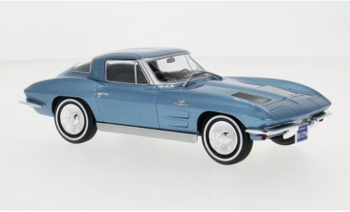 Chevrolet Corvette 1/24 WhiteBox (C2) Stingray metallise blau 1963 1:24 diecast model cars