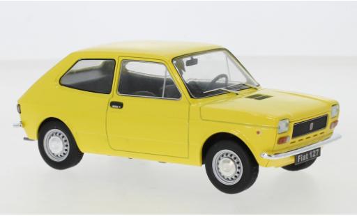 Diecast model cars Fiat 127 1/24 WhiteBox yellow Fiat 127 1/24 WhiteBox yellow diecast model cars