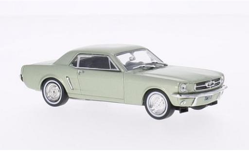 Diecast model cars Ford Mustang 1/43 WhiteBox metallic green 1965 Ford Mustang 1/43 WhiteBox metallic green 1965 diecast model cars