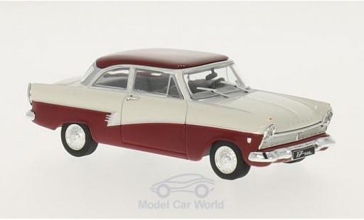 Diecast model cars Ford Taunus 1957 1/43 WhiteBox 17m (P2) white/red 1957 Ford Taunus 1957 1/43 WhiteBox 17m (P2) white/red 1957 diecast model cars