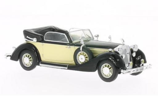 Diecast model cars Horch 853 1/43 WhiteBox A black/beige 1938 Horch 853 1/43 WhiteBox A black/beige 1938 diecast model cars