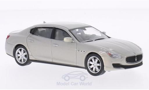 Diecast model cars Maserati Quattroporte 1/43 WhiteBox GTS metallic grey 2013 Maserati Quattroporte 1/43 WhiteBox GTS metallic grey 2013 diecast model cars