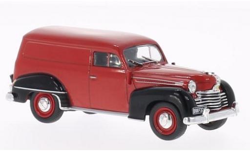 Diecast model cars Opel Olympia 1/43 WhiteBox red/black 1950 fourgon Opel Olympia 1/43 WhiteBox red/black 1950 fourgon diecast model cars