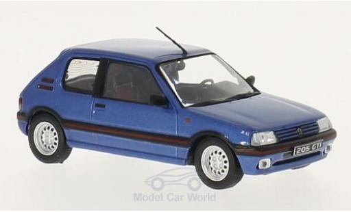 Diecast model cars Peugeot 205 GTI 1/43 WhiteBox GTI metallic blue 1992 Peugeot 205 GTI 1/43 WhiteBox GTI metallic blue 1992 diecast model cars