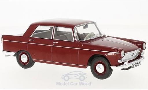 Diecast model cars Peugeot 404 1/24 WhiteBox red 1960 Peugeot 404 1/24 WhiteBox red 1960 diecast model cars