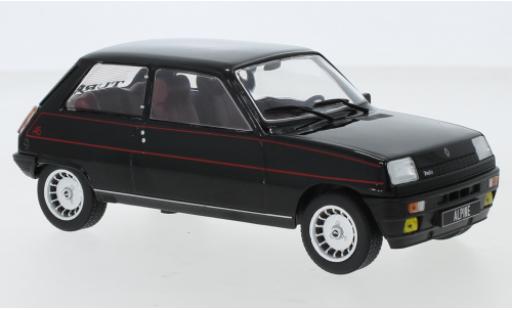 Diecast model cars Renault 5 1/24 WhiteBox Alpine black/Dekor 1982 Renault 5 1/24 WhiteBox Alpine black/Dekor 1982 diecast model cars