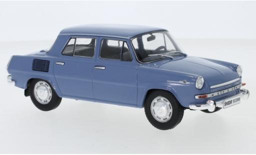 Diecast model cars Skoda 1000 1/24 WhiteBox MB blue 1969 Skoda 1000 1/24 WhiteBox MB blue 1969 diecast model cars