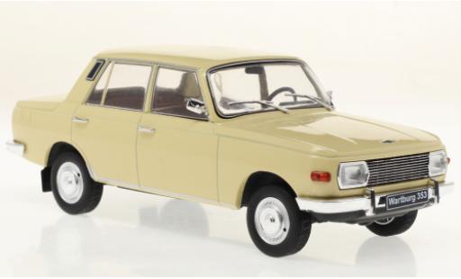 Diecast model cars Wartburg 353 1/24 WhiteBox beige Wartburg 353 1/24 WhiteBox beige diecast model cars