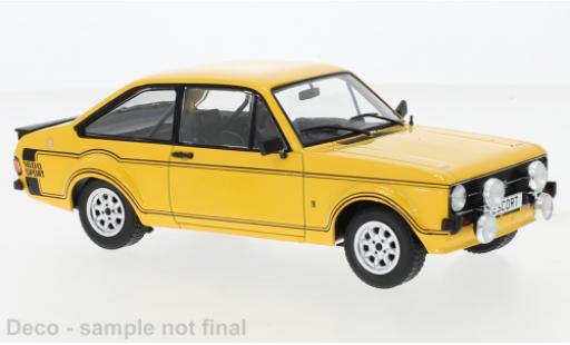 Diecast model cars Ford Escort 1/24 WhiteBox MK II 1600 Sport yellow 1977 Ford Escort 1/24 WhiteBox MK II 1600 Sport yellow 1977 diecast model cars