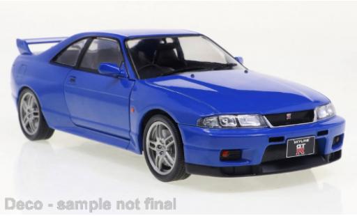 Diecast model cars Nissan Skyline 1/24 WhiteBox GT-R (R33) blue 1997 Nissan Skyline 1/24 WhiteBox GT-R (R33) blue 1997 diecast model cars