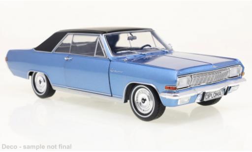 Diecast model cars Opel Diplomat 1/24 WhiteBox A V8 Coupé metallise blue/black 1965 Opel Diplomat 1/24 WhiteBox A V8 Coupé metallise blue/black 1965 diecast model cars